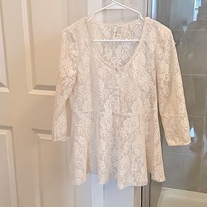 Free people lace shirt